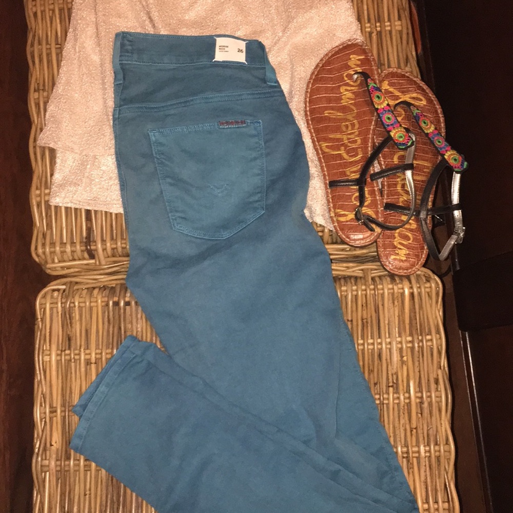 New Hudson Nico Jeans color Aqua Blue Sz26